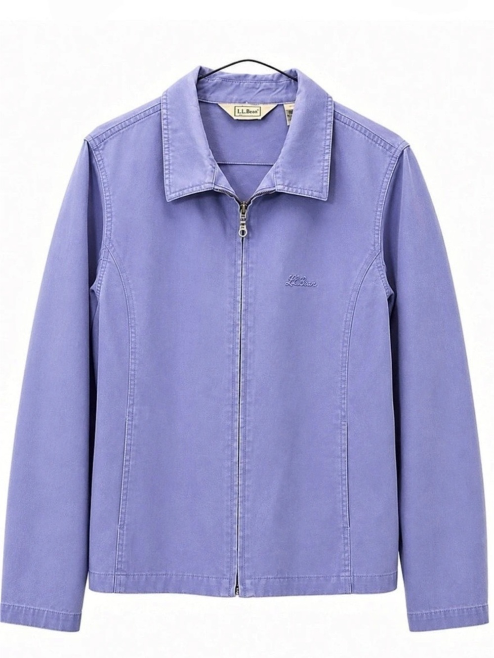 L.L.Bean Cotton Utility Jacket in light blue Size Medium